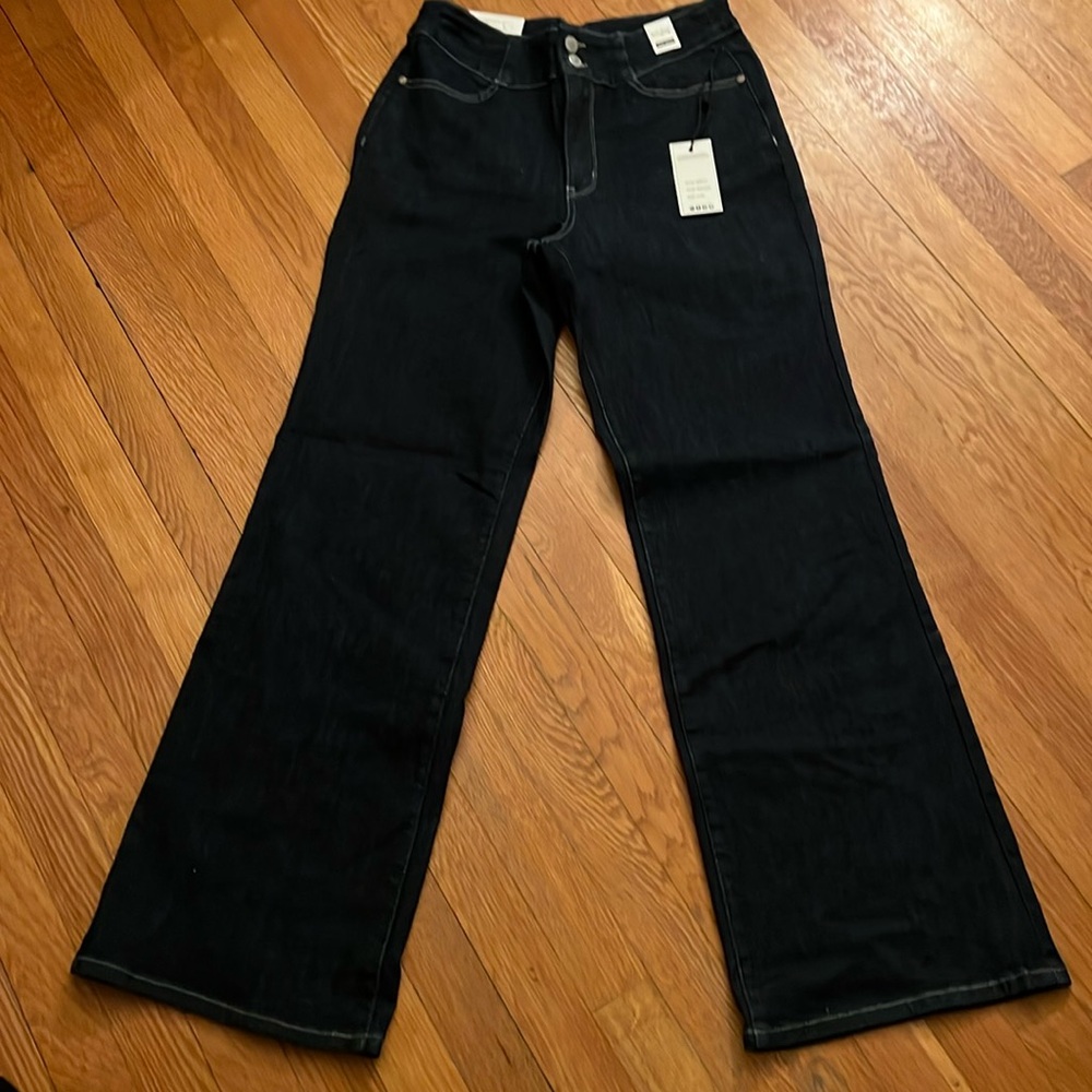 NWT | Judy Blue | High Waist Double Button Wide Leg Jean | size 11/30